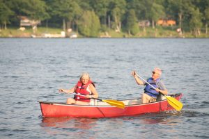 Experience relaxing on the shores of Rice Lake.