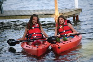 Kayak, Canoe, and Standup Paddle Boards are free to use.